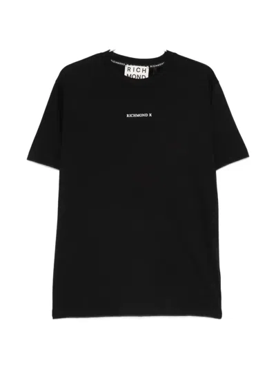 John Richmond Logo-print T-shirt In Black
