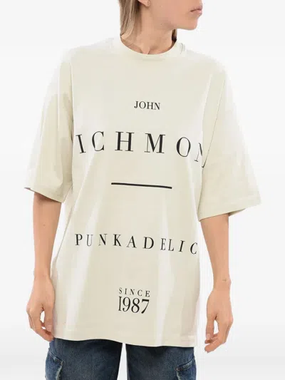 John Richmond Logo-print T-shirt In White