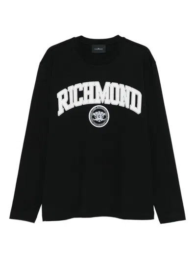 JOHN RICHMOND LONG-SLEEVED T-SHIRT WITH LOGO
