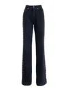 John Richmond Loose Fit Five Pocket Jeans In Negro