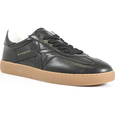 John Richmond Low Profile Sneaker In Black