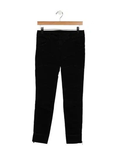 Pre-owned John Richmond Low-rise Skinny Leg Jeans In Black