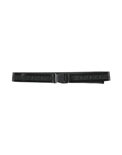 John Richmond Man Belt Black Size Onesize Textile Fibers