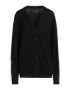 John Richmond Man Cardigan Black Size Xl Viscose, Nylon