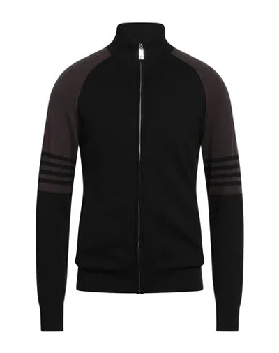 John Richmond Man Cardigan Black Size Xxl Viscose, Nylon