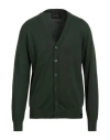 John Richmond Man Cardigan Green Size L Viscose, Nylon