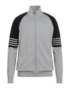 John Richmond Man Cardigan Grey Size Xxl Viscose, Nylon In Gray