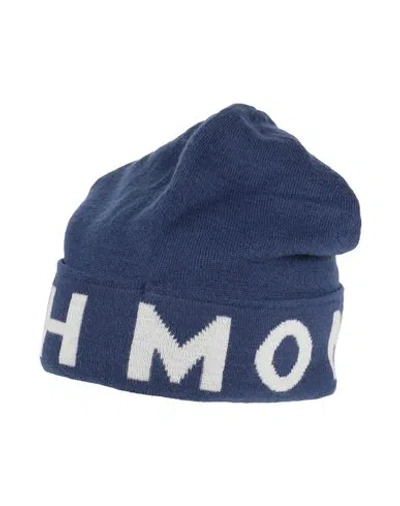 John Richmond Man Hat Navy Size M Acrylic, Wool In Blue