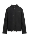 John Richmond Man Jacket Black Size 44 Cotton, Polyester