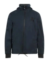 John Richmond Man Jacket Midnight Blue Size 36 Cotton, Polyester In Blue