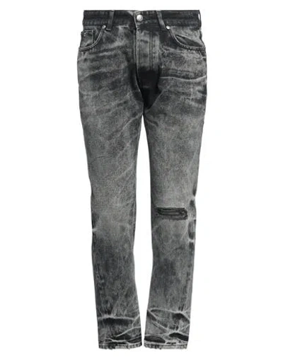 John Richmond Man Jeans Black Size 33 Cotton