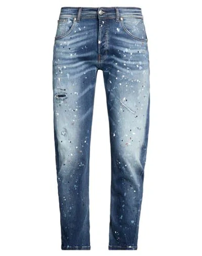 John Richmond Man Jeans Blue Size 29 Cotton, Elastane