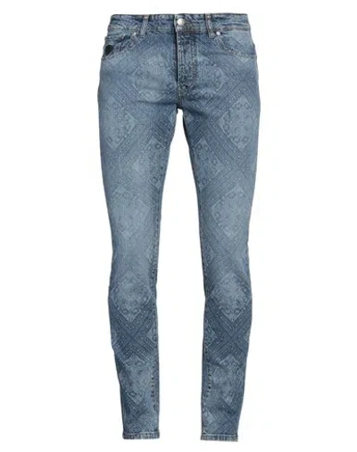 John Richmond Man Jeans Blue Size 34 Cotton, Elastane