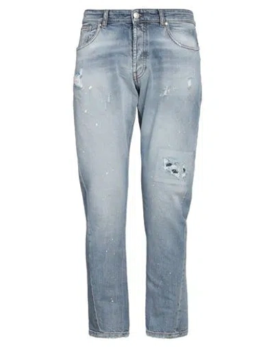 John Richmond Man Jeans Blue Size 32 Cotton, Elastane