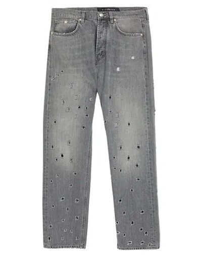 John Richmond Man Jeans Grey Size 35 Cotton