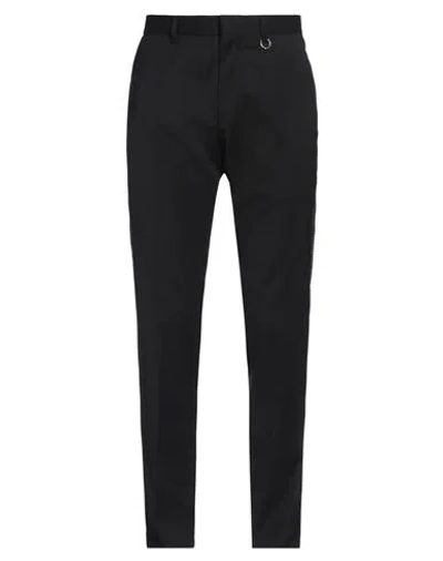 John Richmond Man Pants Black Size 38 Virgin Wool, Polyester
