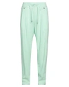 John Richmond Man Pants Light Green Size 34 Virgin Wool, Viscose, Elastane In Green
