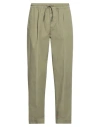 John Richmond Man Pants Military Green Size Xxl Cotton In Green