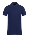 John Richmond Man Polo Shirt Blue Size Xxl Cotton