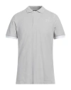 John Richmond Man Polo Shirt Light Grey Size Xxl Cotton