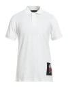 John Richmond Man Polo Shirt Off White Size Xxl Cotton