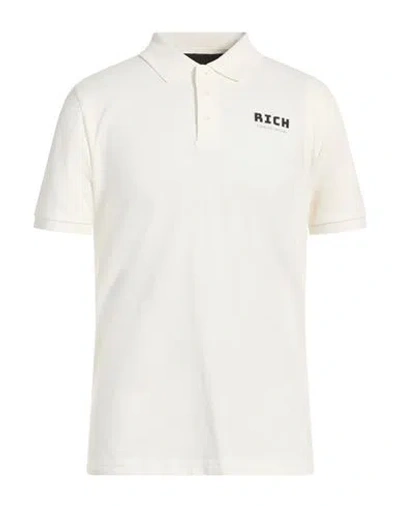 John Richmond Man Polo Shirt White Size Xxl Cotton