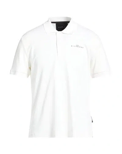 John Richmond Man Polo Shirt White Size Xxl Cotton