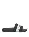 John Richmond Man Sandals Black Size 9 Rubber