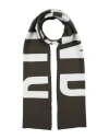 John Richmond Man Scarf Military Green Size - Viscose, Polyester, Polyamide In Green