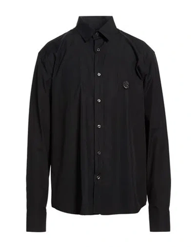 John Richmond Man Shirt Black Size 46 Cotton
