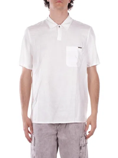 John Richmond Man Shirt Ump26364poxx White Polo Aima White