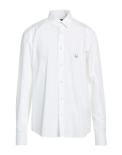 John Richmond Man Shirt White Size 46 Cotton In Multi