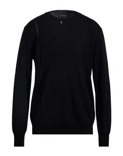 John Richmond Man Sweater Black Size Xl Merino Wool