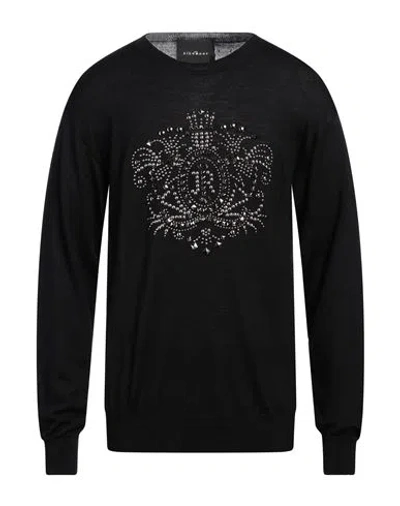 John Richmond Man Sweater Black Size Xl Merino Wool