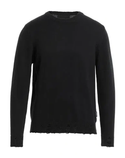 John Richmond Man Sweater Black Size Xxl Cotton