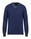 John Richmond Man Sweater Blue Size Xxl Viscose, Nylon