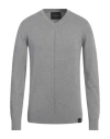 John Richmond Man Sweater Grey Size Xxl Viscose, Nylon In Grey