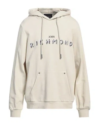 John Richmond Man Sweatshirt Beige Size Xxl Cotton