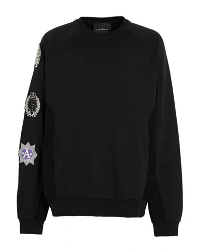 John Richmond Man Sweatshirt Black Size L Cotton