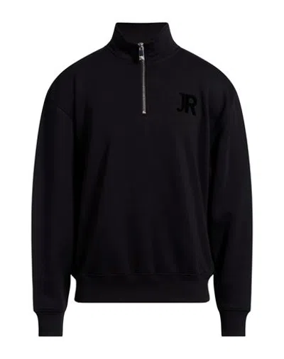 John Richmond Man Sweatshirt Black Size S Cotton, Polyester