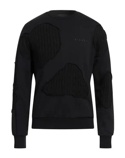John Richmond Man Sweatshirt Black Size Xl Cotton