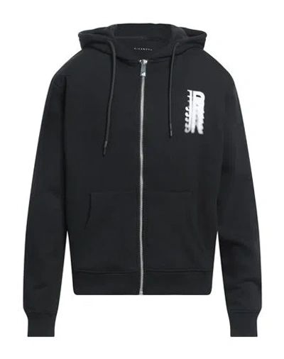 John Richmond Man Sweatshirt Black Size Xxl Cotton, Polyester
