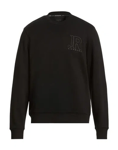 John Richmond Man Sweatshirt Black Size Xxl Cotton, Polyester