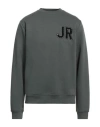 John Richmond Man Sweatshirt Dark Green Size Xxl Cotton, Polyester