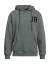 John Richmond Man Sweatshirt Dark Green Size Xl Cotton, Polyester
