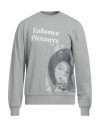 John Richmond Man Sweatshirt Grey Size 3xl Cotton In Grey