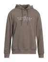 John Richmond Man Sweatshirt Khaki Size Xxl Cotton, Polyester In Beige