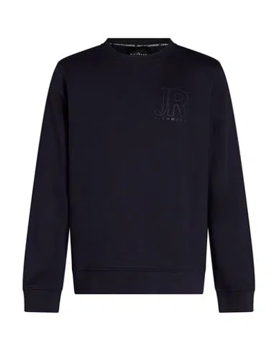 John Richmond Man Sweatshirt Midnight Blue Size Xxl Cotton, Polyester