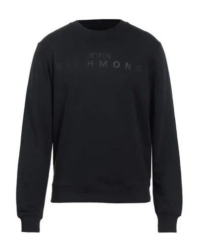 John Richmond Man Sweatshirt Midnight Blue Size Xxl Cotton, Viscose
