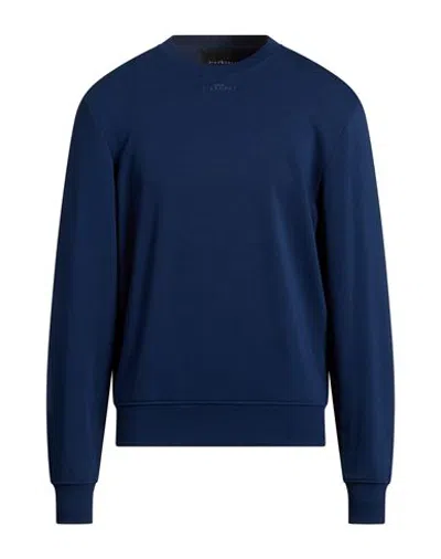 John Richmond Man Sweatshirt Navy Size S Cotton, Polyester In Blue